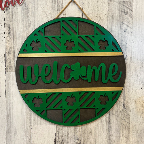 Clover Welcome Sign