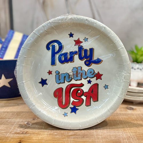 USA Party Plates & Napkins