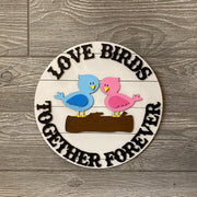 Love Birds Sign