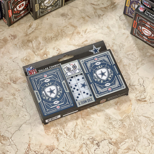 Pro Football Cards & Dice Set