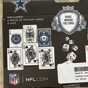 Pro Football Cards & Dice Set