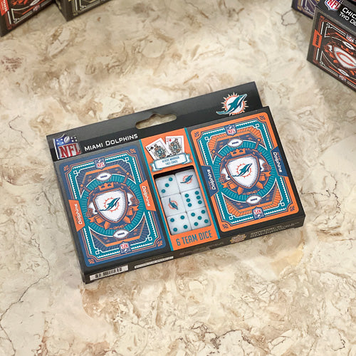 Pro Football Cards & Dice Set