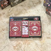 Pro Football Cards & Dice Set