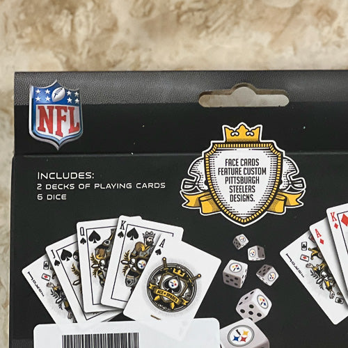 Pro Football Cards & Dice Set