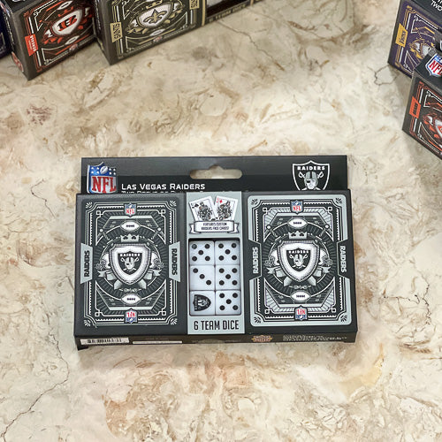 Pro Football Cards & Dice Set