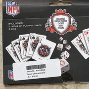 Pro Football Cards & Dice Set