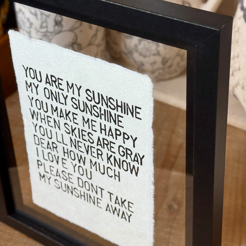 Framed Quote