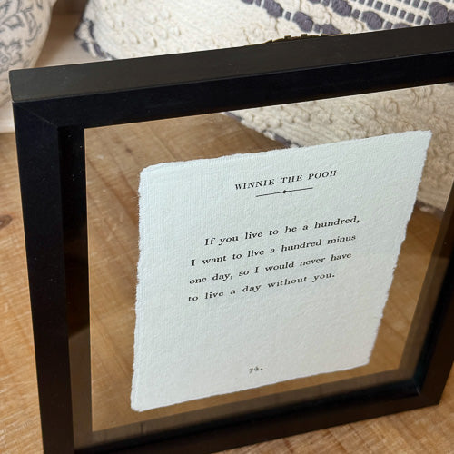 Framed Quote