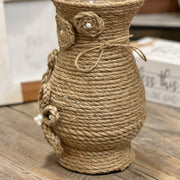 Rope Wrapped Vase