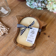 Cow Shaped Dough Bowl Candle