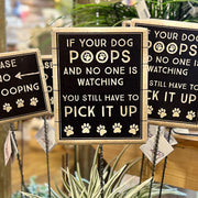 If Your Dog Poops Sign