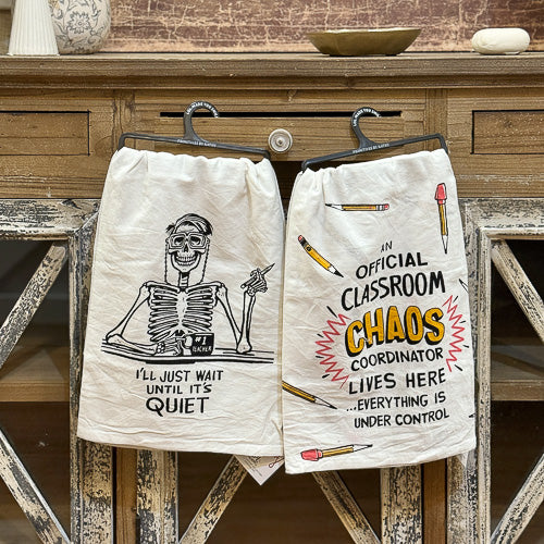 Teacher Themed Tea Towel