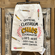 Teacher Themed Tea Towel
