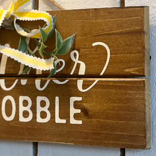 Gather & Gobble Sign