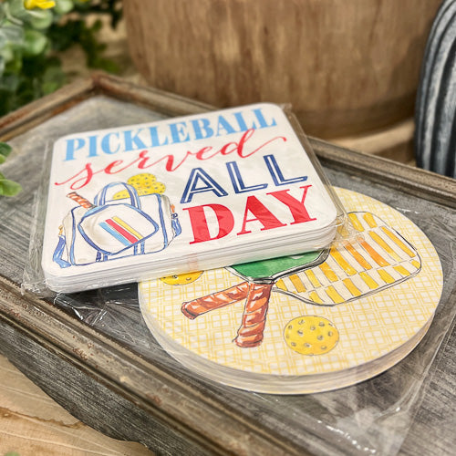 Pickleball Note Cards & Coasters