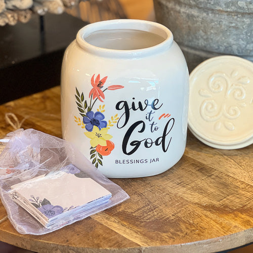 Give it to God Blessings Jar