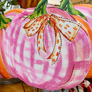 Pink & Orange Pumpkin Stake