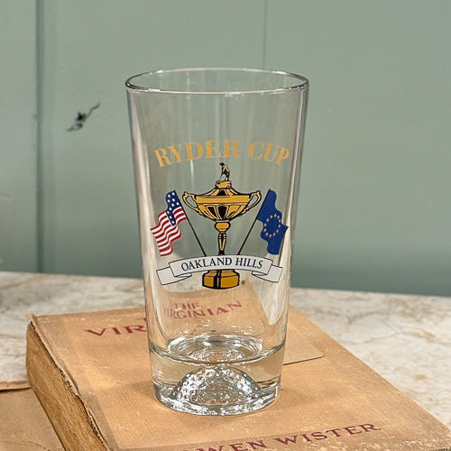 Ryder Cup Glass Souvenir