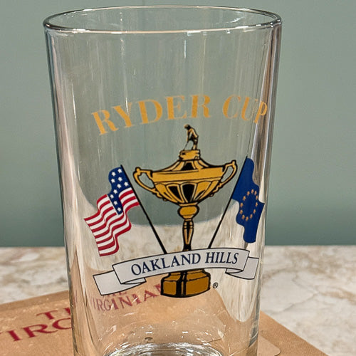 Ryder Cup Glass Souvenir