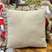 Christmas Song Lyrics Pillow