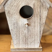 Brown Rough Wooden Birdhouse