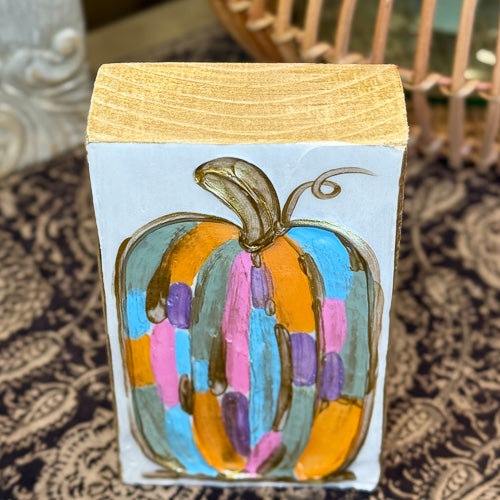 Multicolored Pumpkin Block