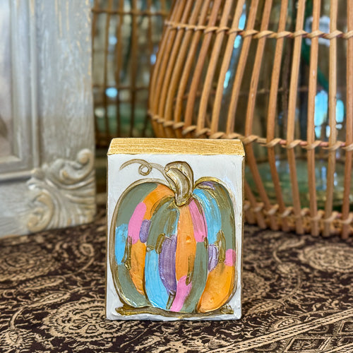 Multicolored Pumpkin Block