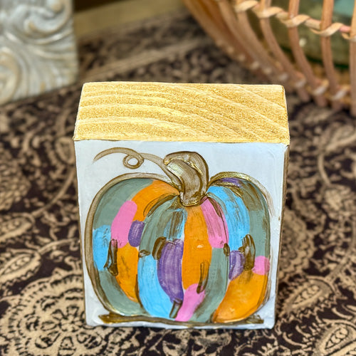 Multicolored Pumpkin Block