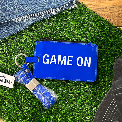Game On Vinyl Wallet Lanyard