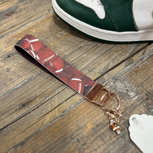 Football Wrist Key Chain