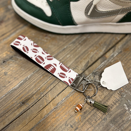 Football Wrist Key Chain