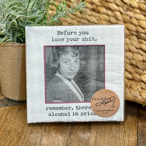 Humorous Beverage Napkin