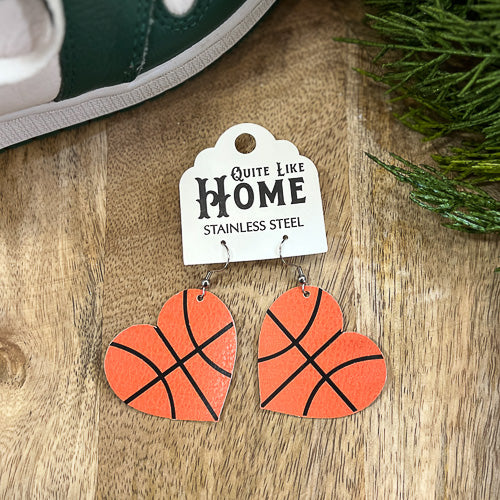 Basketball Earrings