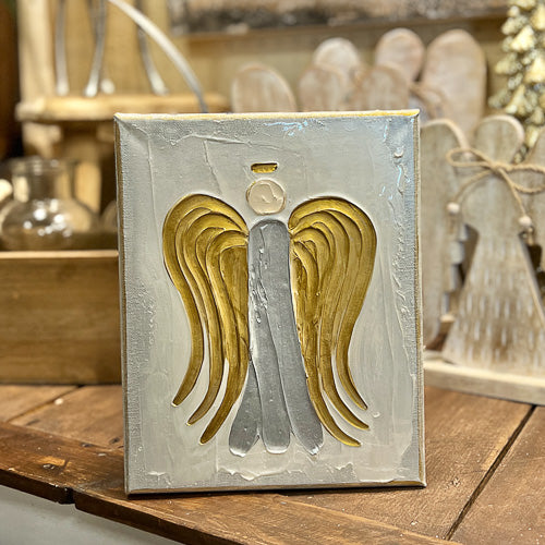 Gold Angel Epoxy Art