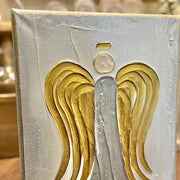 Gold Angel Epoxy Art