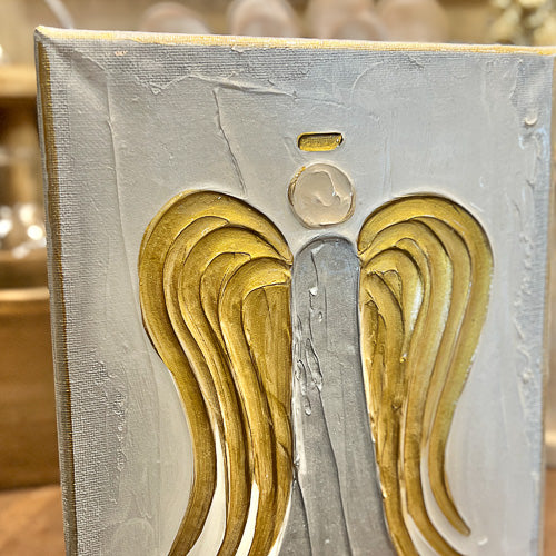 Gold Angel Epoxy Art