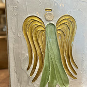 Gold Angel Epoxy Art