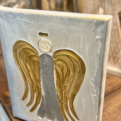 Gold Angel Epoxy Art