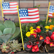 Mini American Flag Yard Stake