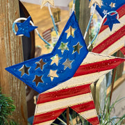 Patriotic Star Yard Stake