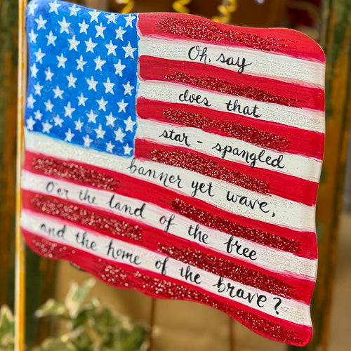 Star Spangled Flag Yard Stake