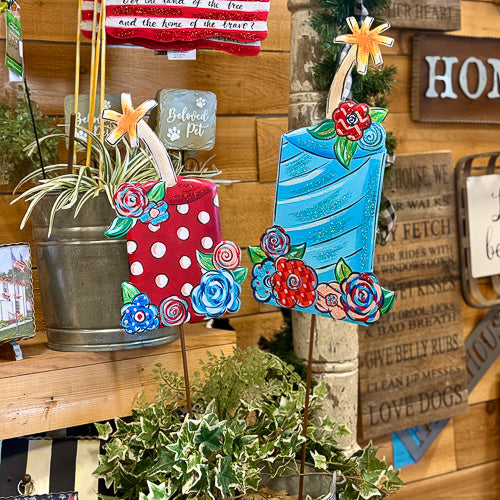 Firecracker Yard Stake