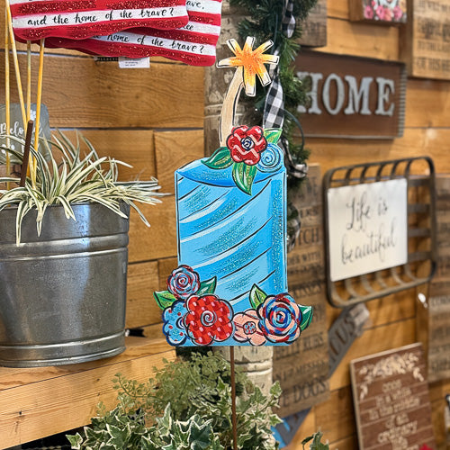 Firecracker Yard Stake