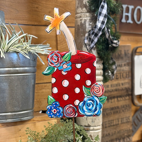 Firecracker Yard Stake