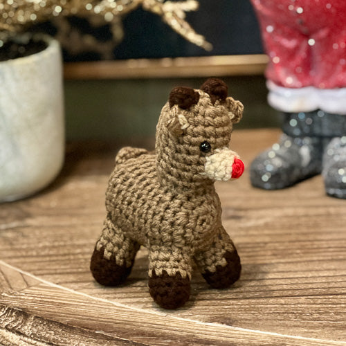 Small Crochet Reindeer