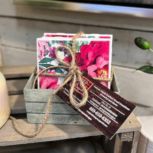 Patterned Coaster Set