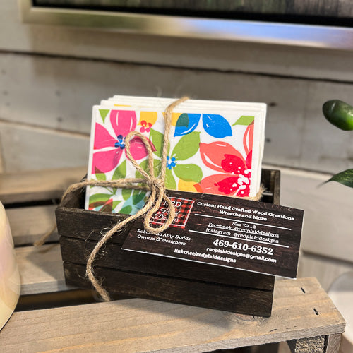 Patterned Coaster Set