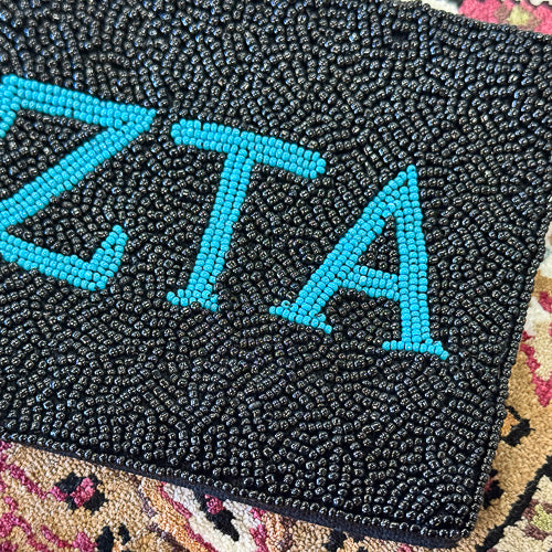 Greek Letters Zippered Pouch