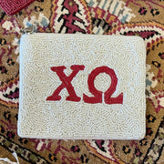 Greek Letters Zippered Pouch
