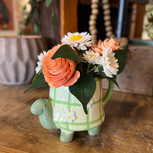 Turtle Mug Sola Flowers